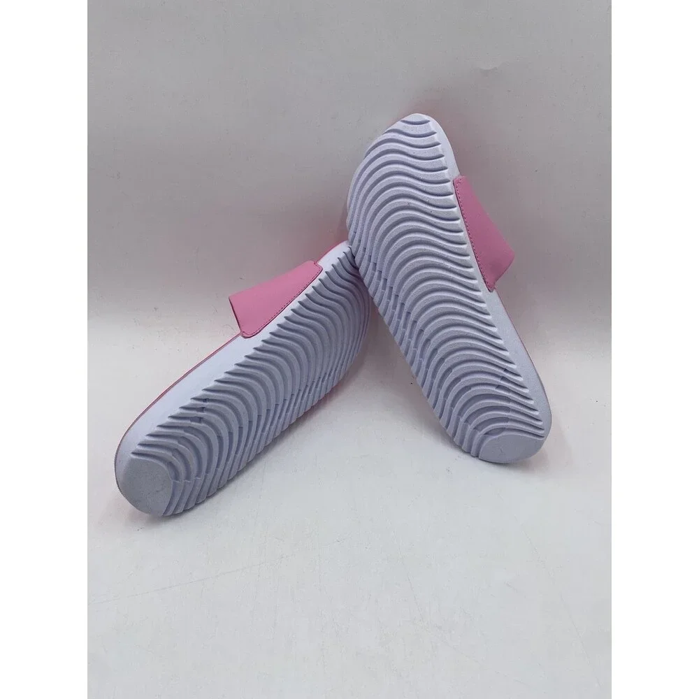 NIKE KAWA SLIDE Kids' NEW Slides Psychic Pink/White Multiple Sizes